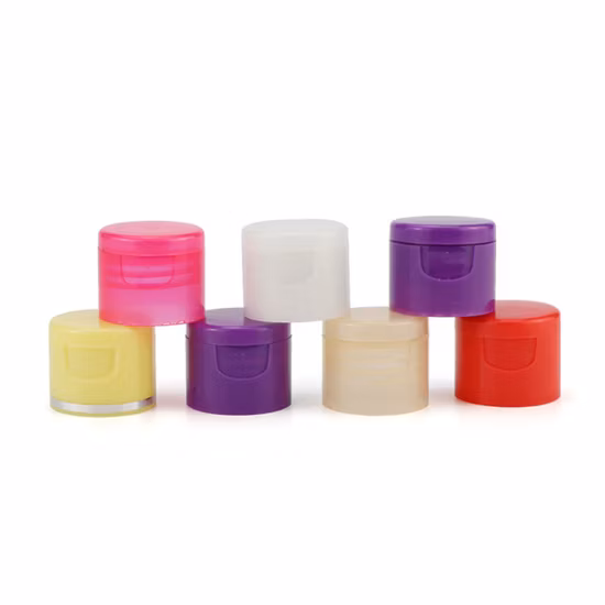 Injection Molding Screw Cap Plastic Lids Cosmetic Packaging Plastic Flip Top Cap
