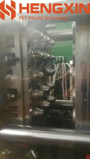 12 Cavity Jar Preform Mold with Hot Runner Valve Gate