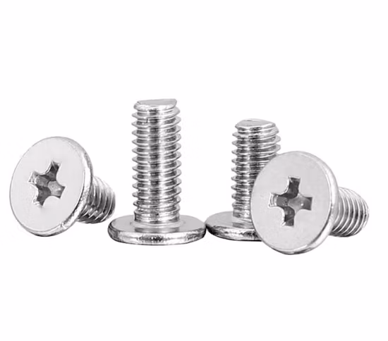 304 Stainless Steel Thin Head Large Flat Head Screw Cross Flat Head Machine M2 M2.5 M3 M4 M5 M6